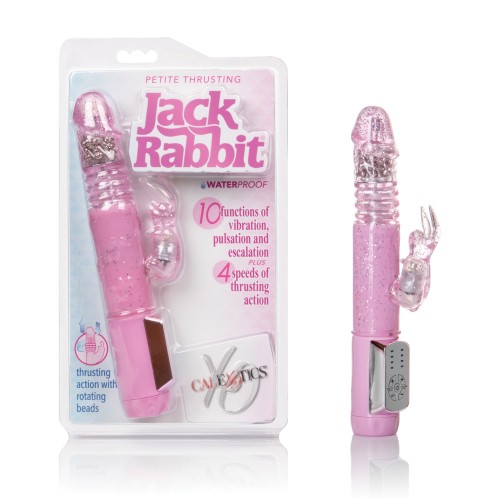 Vibrador Jack Rabbit Petite con Movimiento de Empuje - Rosa