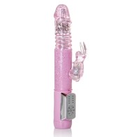 Jack Rabbit Petite Thrusting Vibrator - Pink