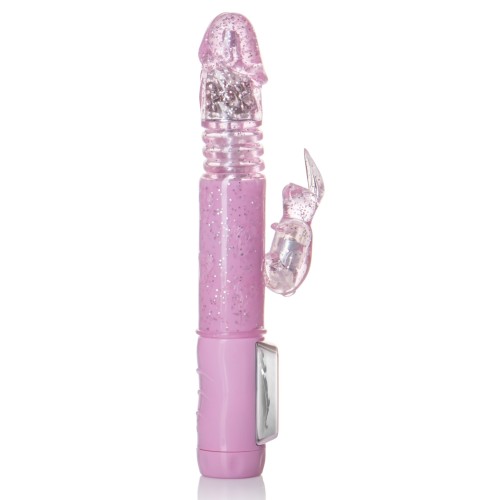 Vibrador Jack Rabbit Petite con Movimiento de Empuje - Rosa