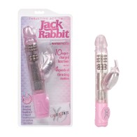 Vibrador Jack Rabbit con Acción de Empuje Rosa