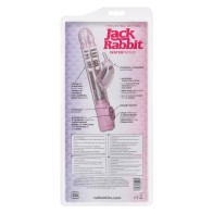 Vibrador Jack Rabbit con Acción de Empuje Rosa