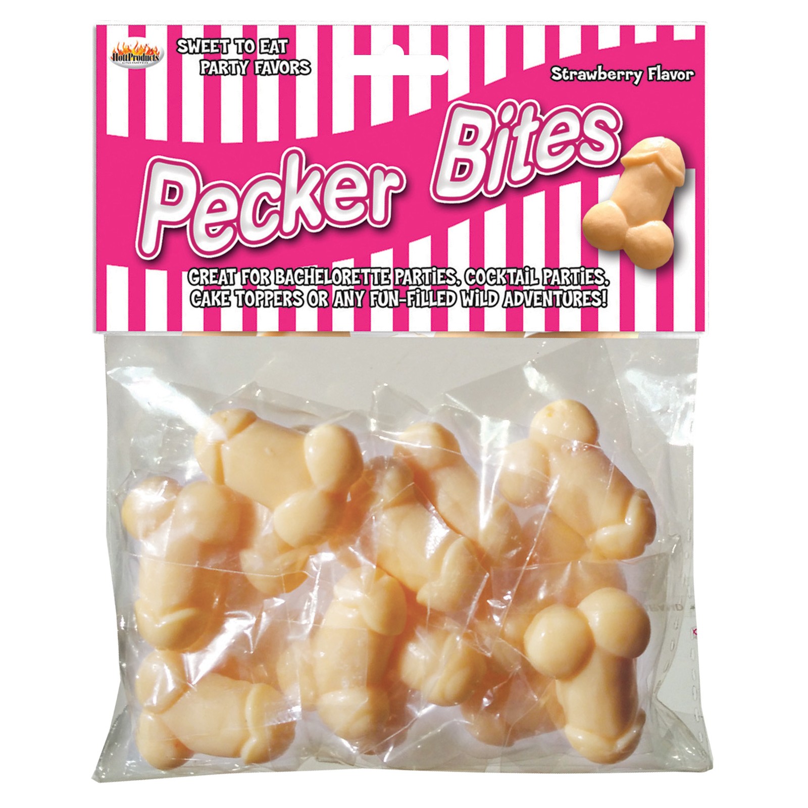 Chupetines Sabor Fresa - Pecker