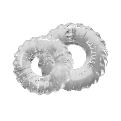 Oxballs TruckT Cock & Ball Ring Clear Pack of 2