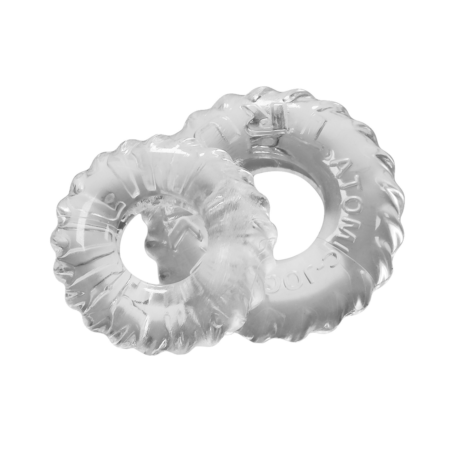 Oxballs TruckT Cock & Ball Ring Clear Pack of 2