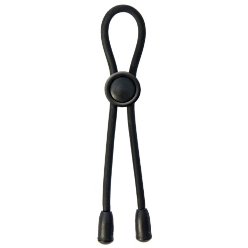 Mack Tuff Adjustable Silicone Cock Tie - Black