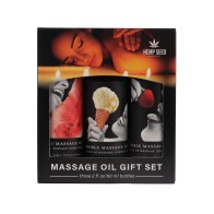 Edible Massage Oil Gift Set for Sensual Moments