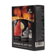 Edible Massage Oil Gift Set for Sensual Moments