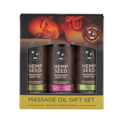 Earthly Body Massage Oil Gift Set