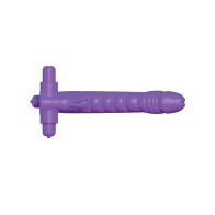 Conejo Doble Pene de Silicona Fantasy C-Ringz - Morado