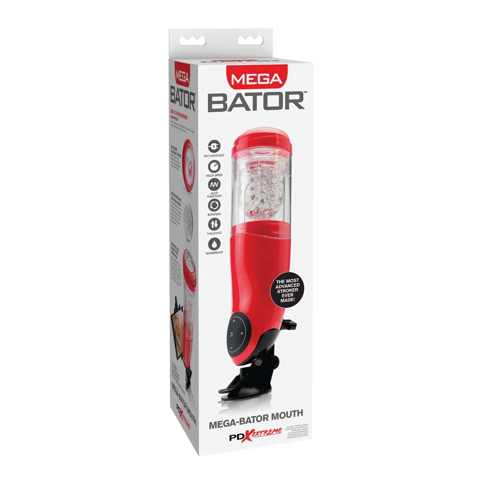 PDX Extreme Mega Bator - Estimulador Recargable