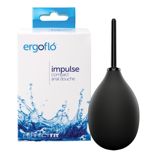 Perfect Fit Ergoflo Impulse Anal Douche Black