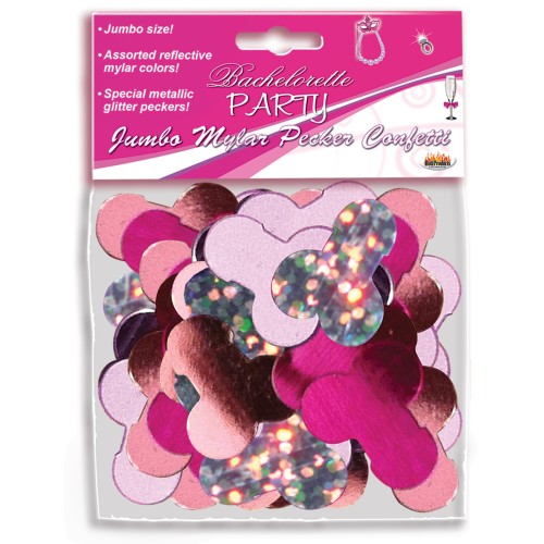 Confeti Fiesta Pecker Jumbo de Mylar