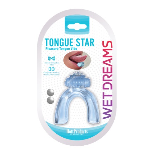 Wet Dreams Tongue Star Vibe - Blue