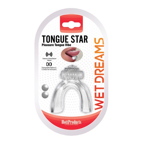 Wet Dreams Tongue Star Vibe for Oral Pleasure