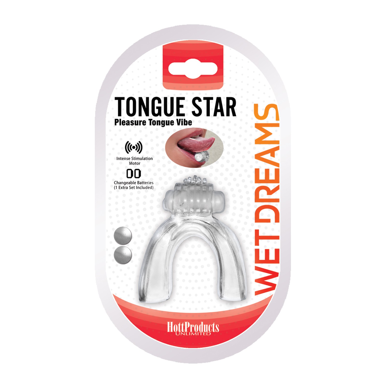 Wet Dreams Tongue Star Vibe for Oral Pleasure