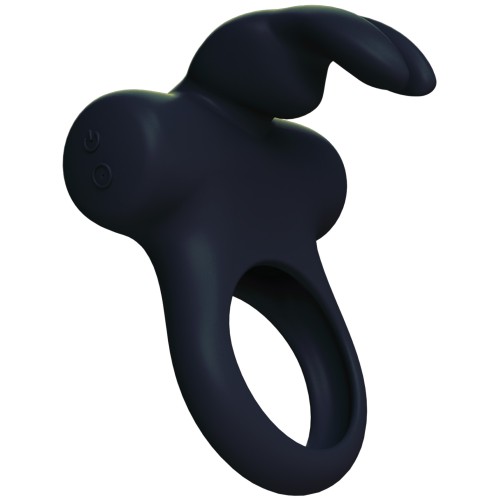 Anillo Vibrante VeDO Frisky Bunny - Perla Negra