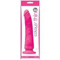 Colours Pleasures Thin 8-Inch Dildo Pink