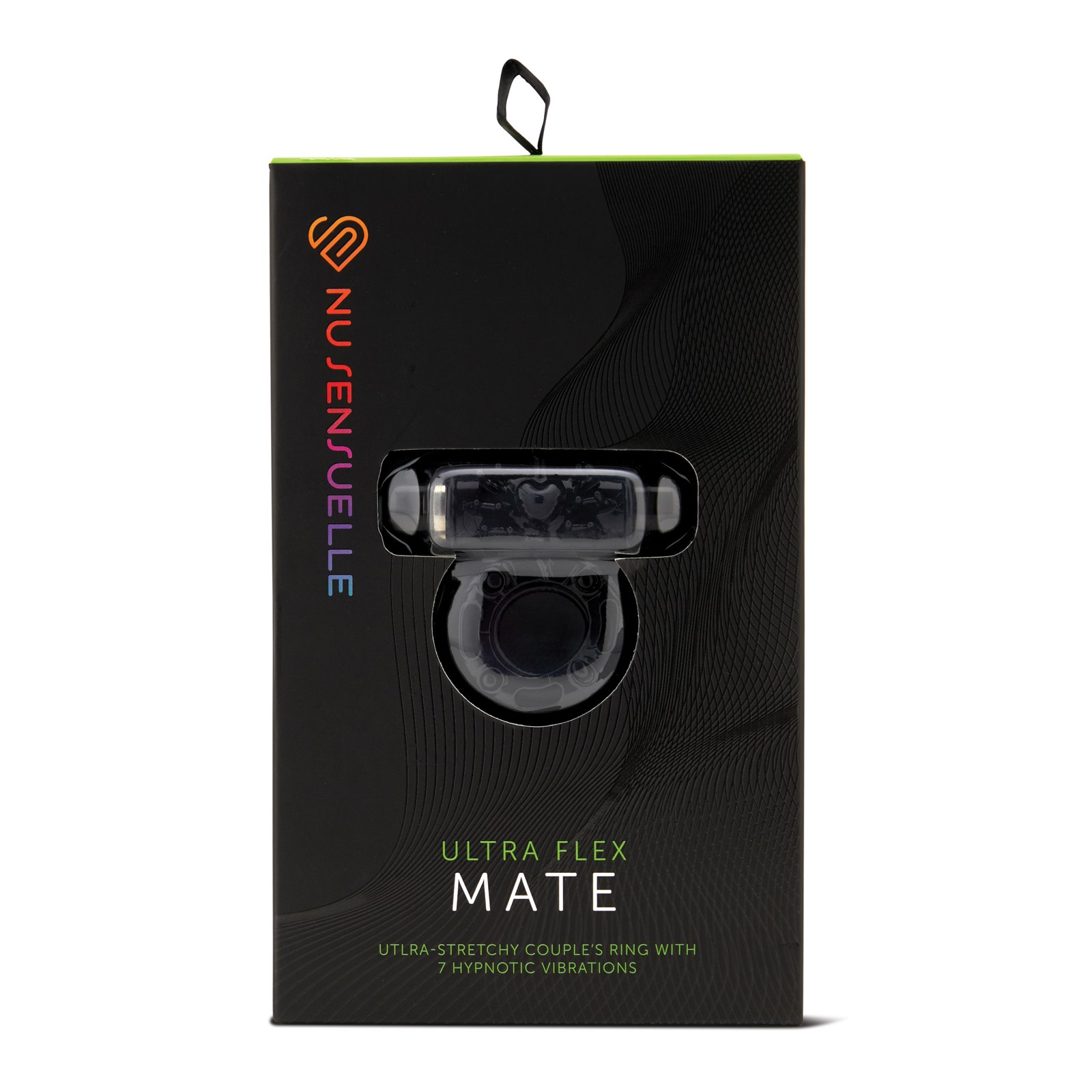 Nu Sensuelle Mate Ultra Bullet Ring Cockring 7 Function Black