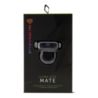 Nu Sensuelle Mate Ultra Bullet Ring Cockring 7 Function Black