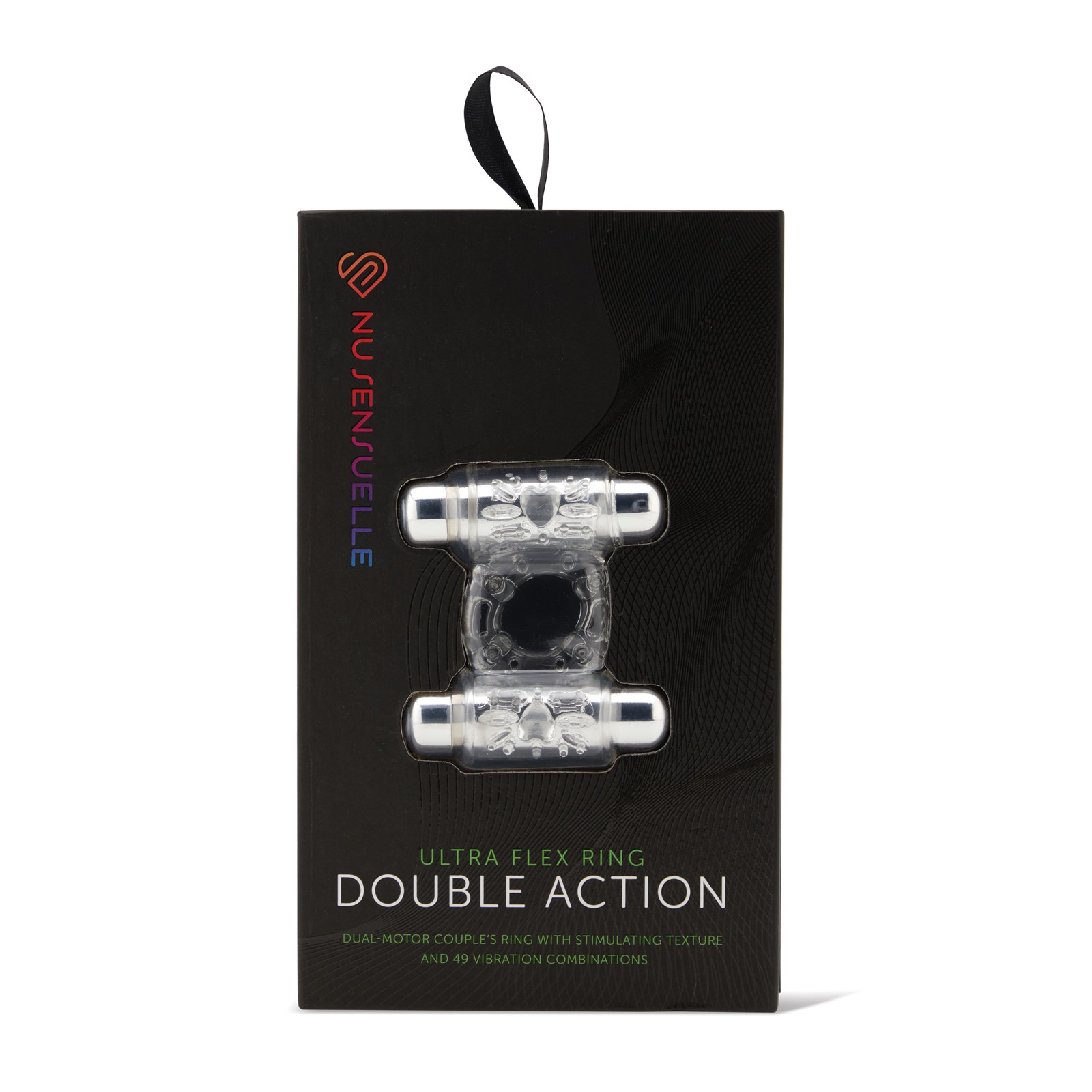 Nu Sensuelle Double Action Cockring 2x7 Function Clear