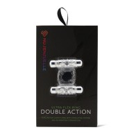 Nu Sensuelle Double Action Cockring 2x7 Function Clear