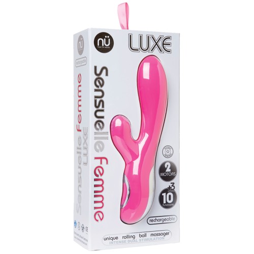 Nu Sensuelle Femme Luxe Rabbit Massager - Pink