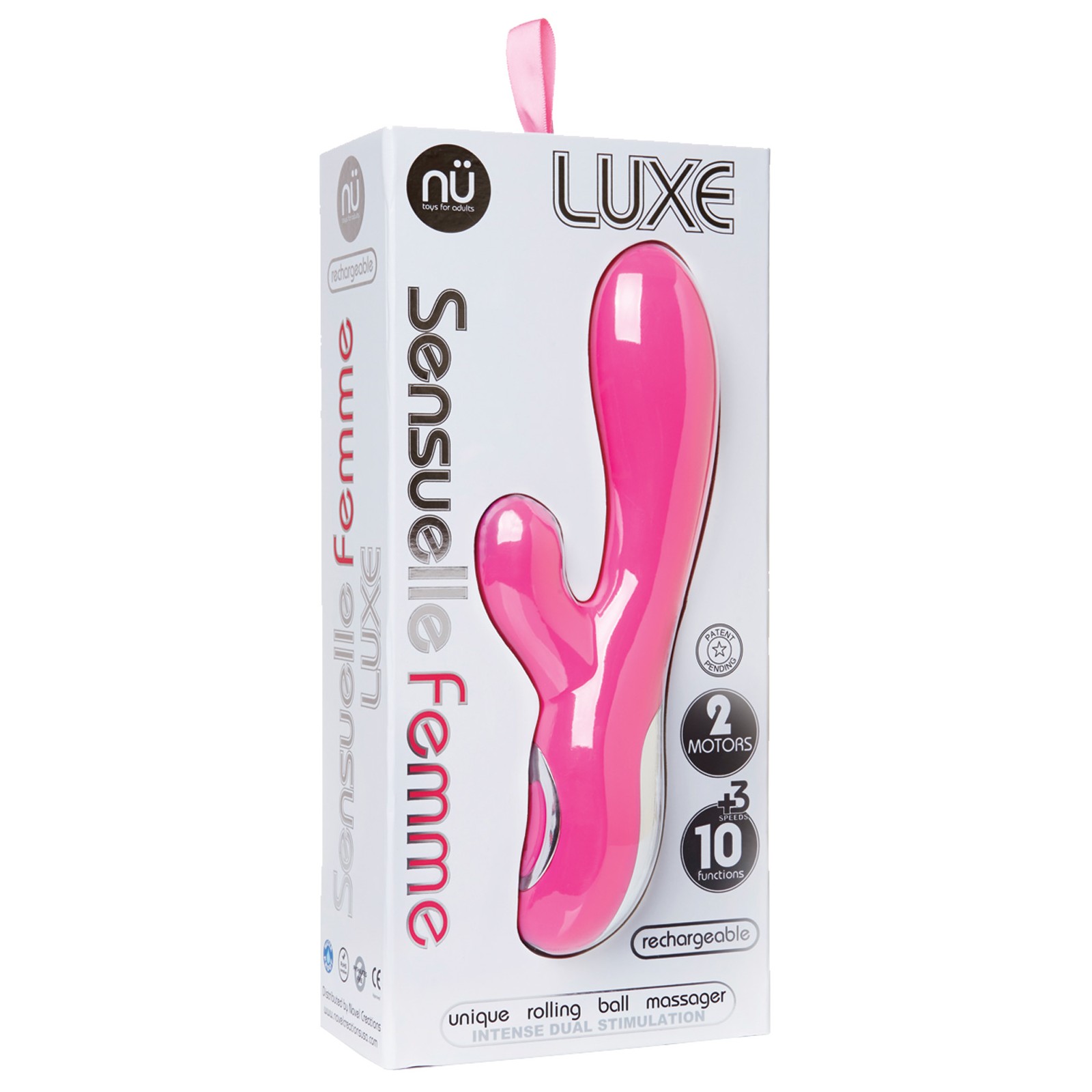 Nu Sensuelle Femme Luxe Rabbit Massager - Pink