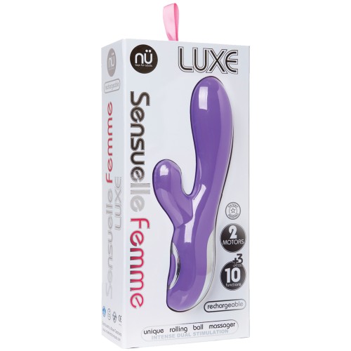 Femme Luxe Dual Stim Rabbit Massager in Purple