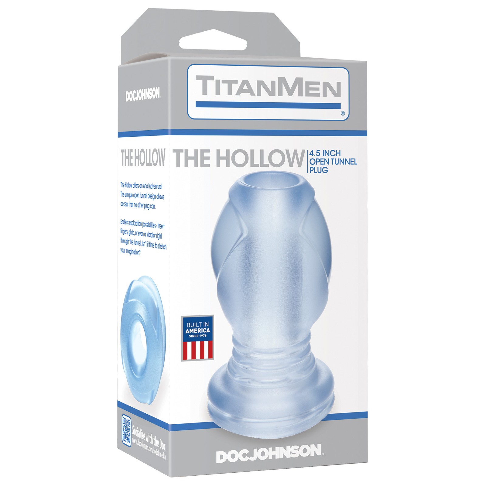 Titanmen The Hollow Clear Anal Plug