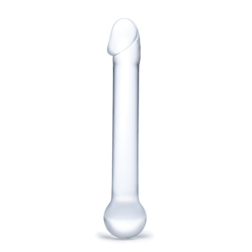 Dildo de Cristal Claro de 7" para una Sensación Realista