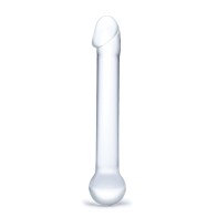 Dildo de Cristal Claro de 7" para una Sensación Realista