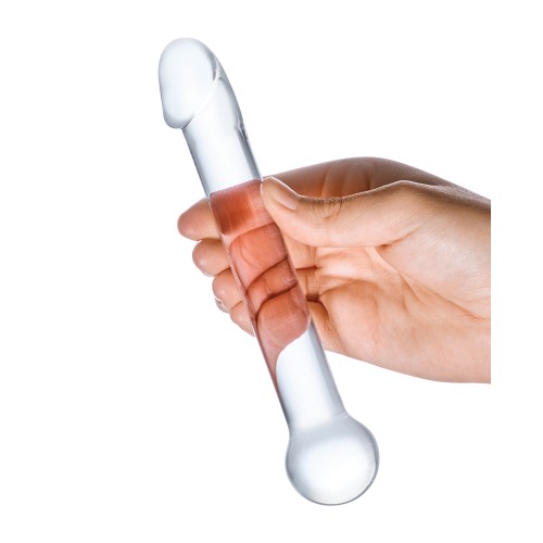 Dildo de Cristal Claro de 7" para una Sensación Realista