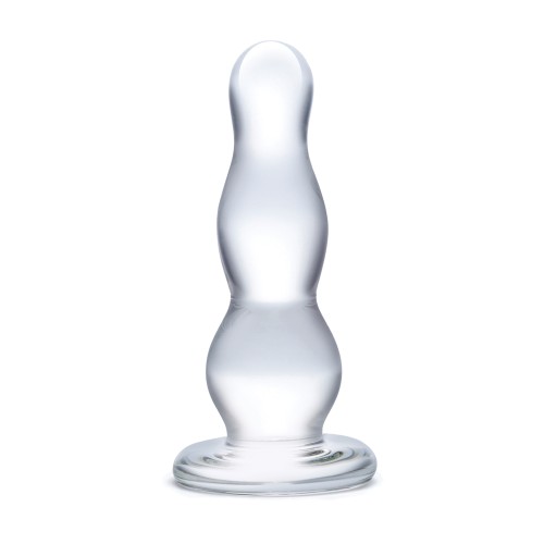 Glas 4" Butt Plug - Clear Glass