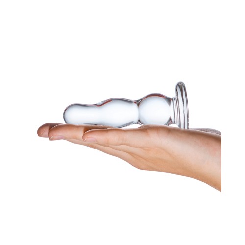 Glas 4" Butt Plug - Clear Glass