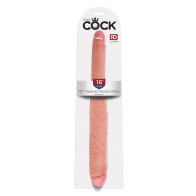 Dildo Doble Tapered King Cock de 16 pulgadas Carne