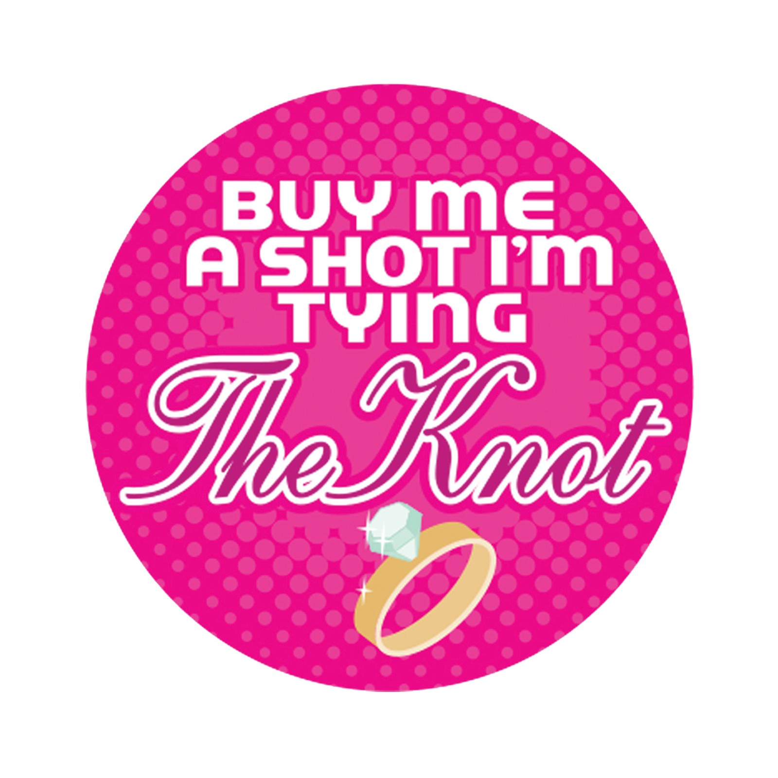 Buy Me a Shot Button - 3 inches