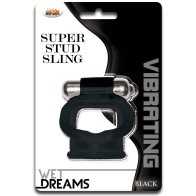 Wet Dreams Super Stud Sling Black