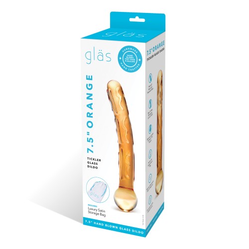 Glas Tickler Dildo - Orange