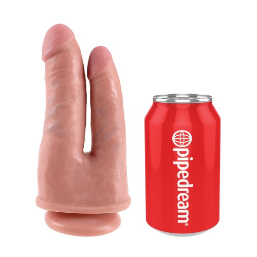 King Cock Double Penetrator Flesh - Ultimate Realistic Dildo