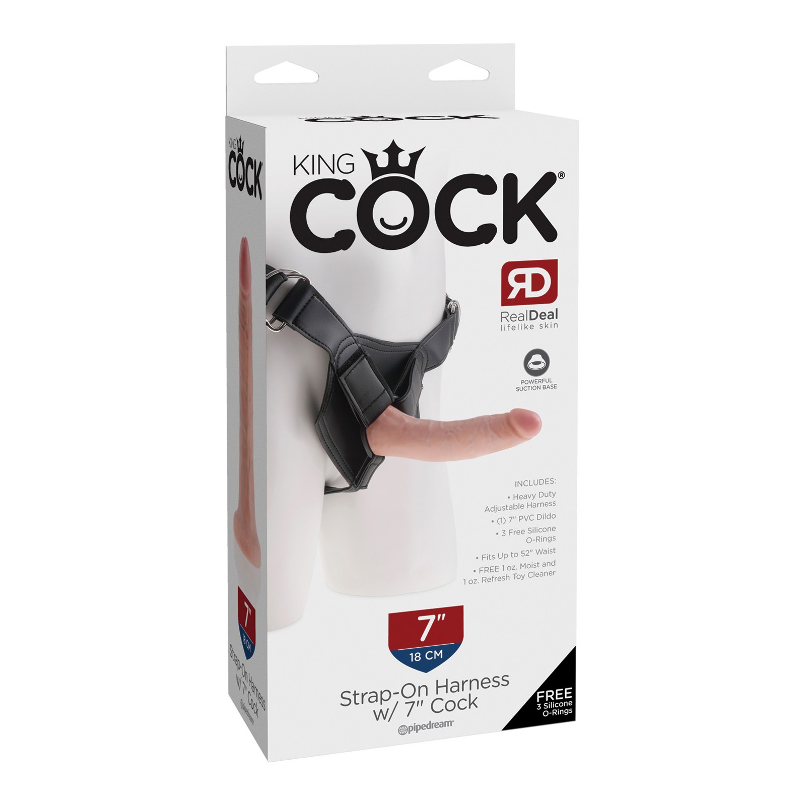 King Cock Strap-On Harness for Realistic Pleasure