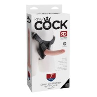 King Cock Strap-On Harness for Realistic Pleasure