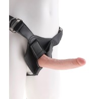 King Cock Strap-On Harness for Realistic Pleasure