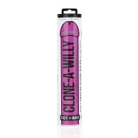 Clone A Willy Vibrating Kit Neon Purple