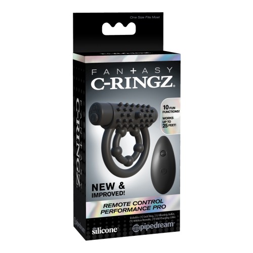 Fantasy C-Ringz Remote Control Performance Pro Black