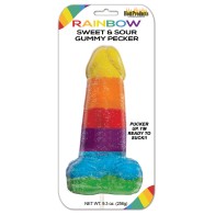 Chupete Gummy Jumbo Sweet & Sour Cock Rainbow