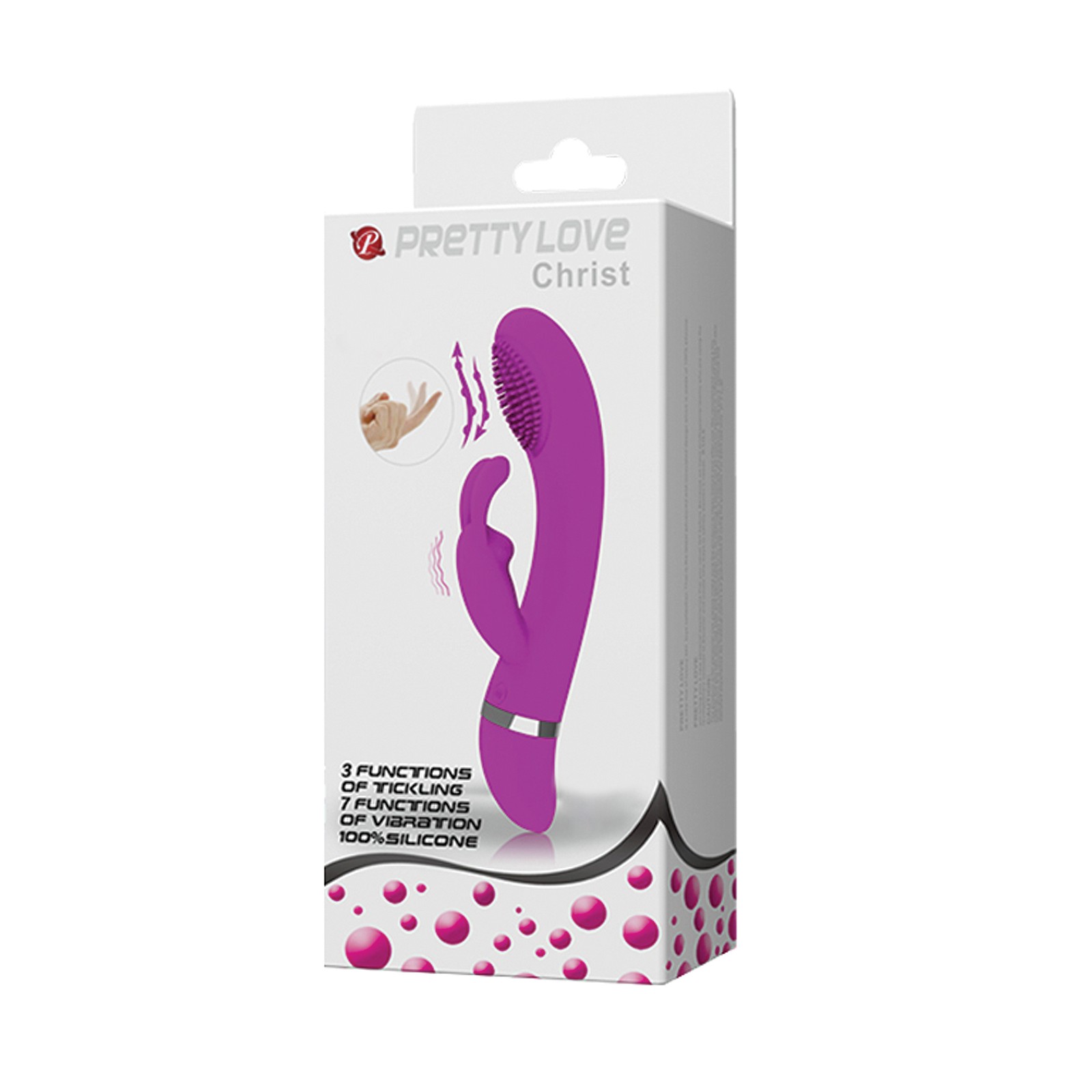 Vibrador Conejo Come Hither de Pretty Love - 7 Funciones Fucsia