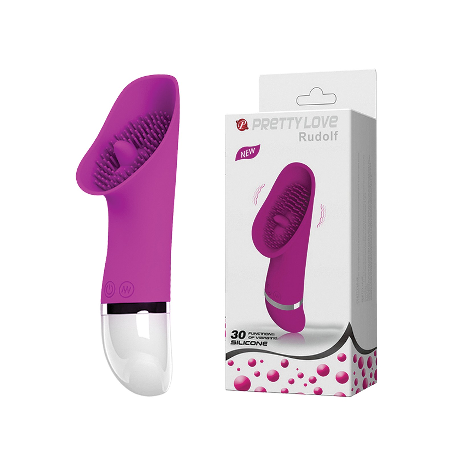 Pretty Love Rudolf Licker 30 Function Vibrator Fuchsia