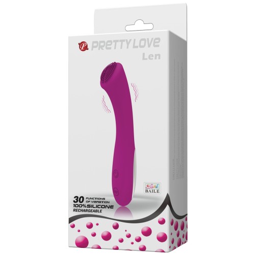 Pretty Love Len Rechargeable Wand 30 Function - Purple