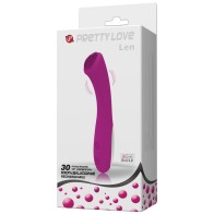 Pretty Love Len Rechargeable Wand 30 Function - Purple