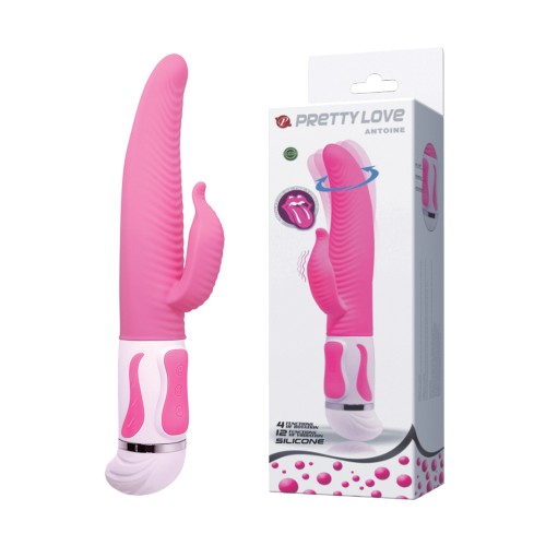 Conejito Vibrador Antoine de Pretty Love Rosa